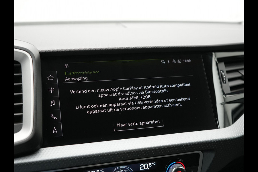Audi A1 Sportback 30 TFSI S Line 111pk Dealer O.H. | LED | Apple Carplay | Keyless | Stoelverwarming | Navigatie | Virtual Cockpit | DAB |