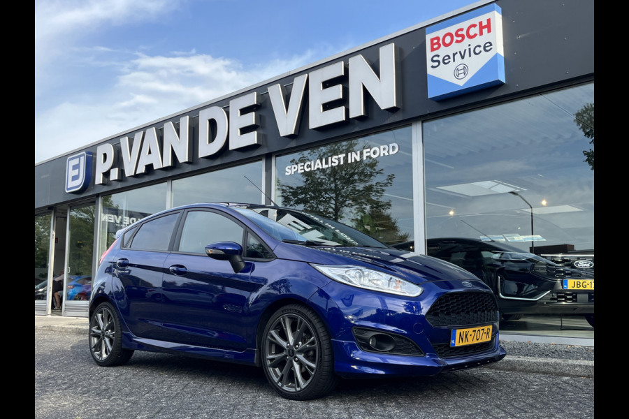 Ford Fiesta 1.0 EcoBoost ST Line 100pk/74kW 6-bak | Camera | Cruise | Navi | PDC | Privacy | Spoiler | Climate | Vooruitverwarming | etc. etc.
