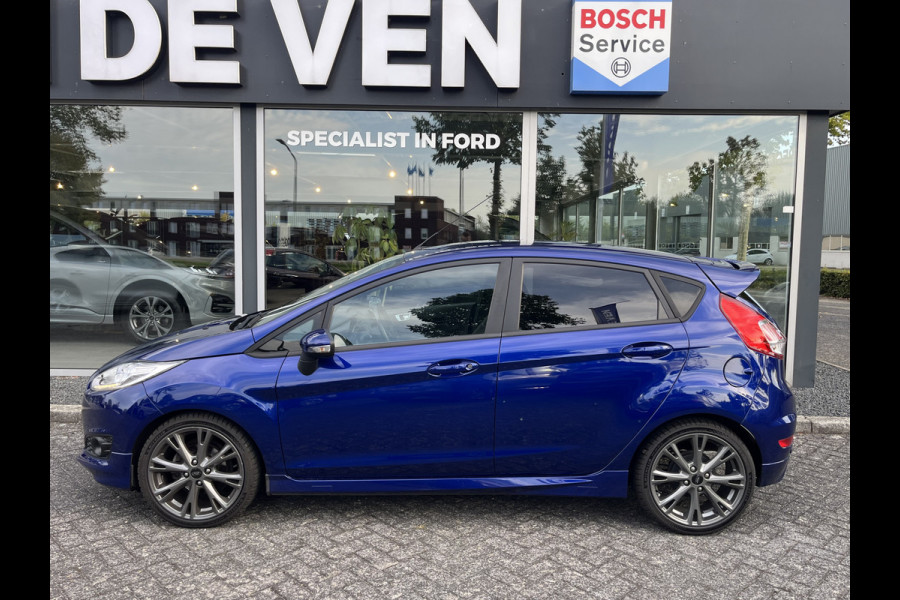 Ford Fiesta 1.0 EcoBoost ST Line 100pk/74kW 6-bak | Camera | Cruise | Navi | PDC | Privacy | Spoiler | Climate | Vooruitverwarming | etc. etc.