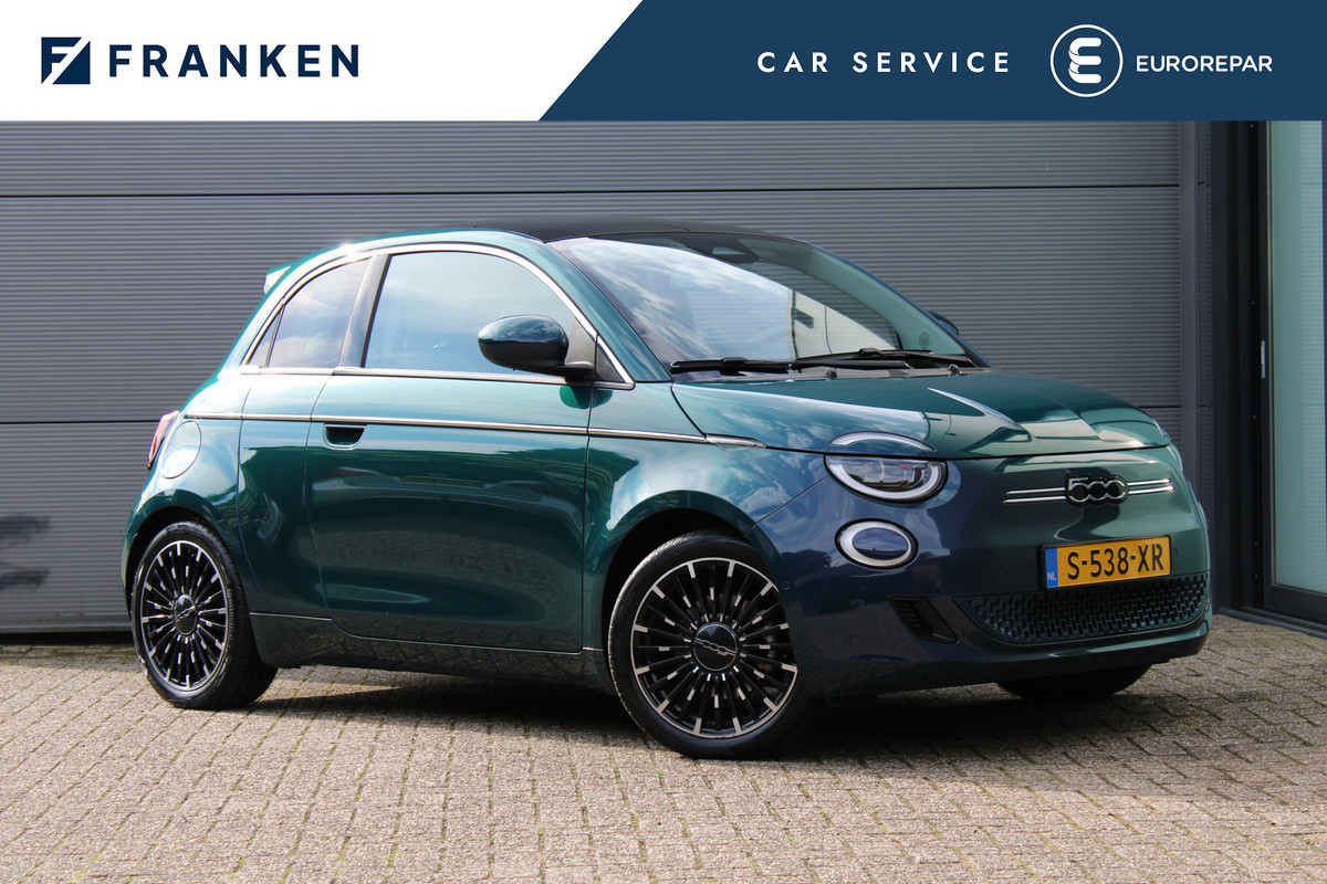 Fiat 500 3+1 La Prima 42 kWh | Leder | Camera | BLIS | Navigatie | Carplay Fiat 500 3+1 La Prima 42 kWh | Leder | Camera | BLIS | Navigatie | Carplay