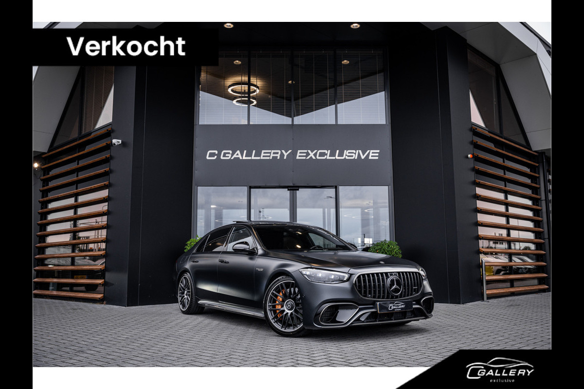 Mercedes-Benz S-Klasse AMG S63 E Performance - Manufaktur | Magno Nachtzwart | Panorama | Burmester | 4x Stoelmassage & Koeling
