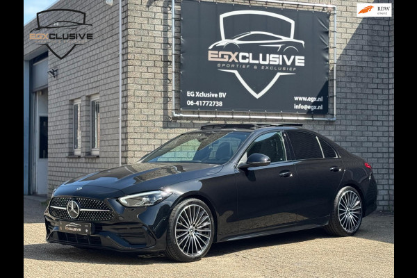 Mercedes-Benz C-Klasse 180 AMG Line Pano/Ambiente/Camera Mercedes-Benz C-Klasse 180 AMG Line Pano/Ambiente/Camera