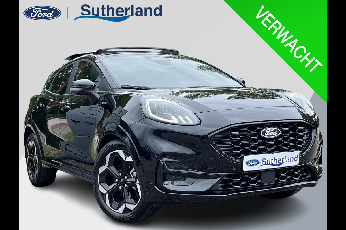 Ford Puma 1.0 EcoBoost Hybrid ST-Line X 155pk Automaat | Panoramadak | Afneembare trekhaak | Winter Pack | Adaptive cruise control | 360 graden camera | Bang&Olufsen | Elektrsiche achterklep | Matrix LED Ford Puma 1.0 EcoBoost Hybrid ST-Line X 155pk Automaat | Panoramadak | Afneembare trekhaak | Winter Pack | Adaptive cruise control | 360 graden camera | Bang&Olufsen | Elektrsiche achterklep | Matrix LED