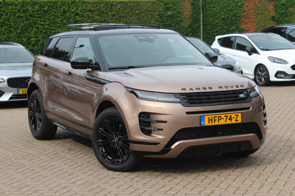 Land Rover Range Rover Evoque 1.5 P270e PHEV AWD Autobiography / Panoramadak / 360Camera / Luxe Leder / 20'' / Meridian / Keyless / Sfeerverlichting / Dodehoek / DAB / ACC / Stoelverwarming 4x / Stuurverwarming