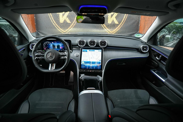 Mercedes-Benz C-Klasse C300 279PK AMG 360 Camera Navigatie Ambient DAB+ Leer Stoelverw. Side Assist