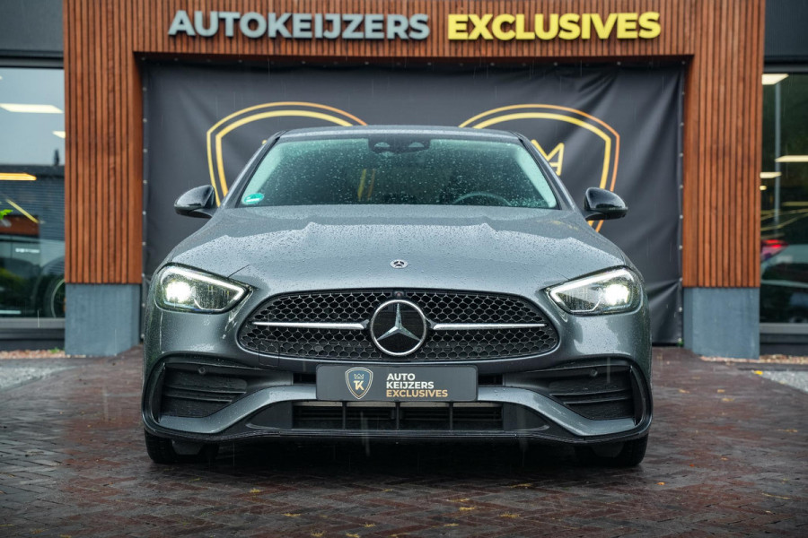 Mercedes-Benz C-Klasse C300 279PK AMG 360 Camera Navigatie Ambient DAB+ Leer Stoelverw. Side Assist