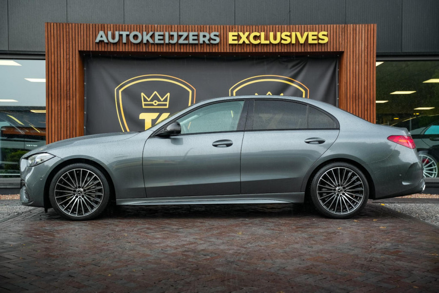 Mercedes-Benz C-Klasse C300 279PK AMG 360 Camera Navigatie Ambient DAB+ Leer Stoelverw. Side Assist