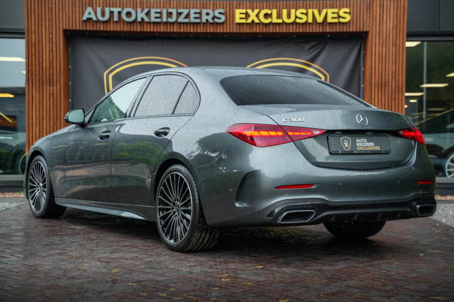 Mercedes-Benz C-Klasse C300 279PK AMG 360 Camera Navigatie Ambient DAB+ Leer Stoelverw. Side Assist
