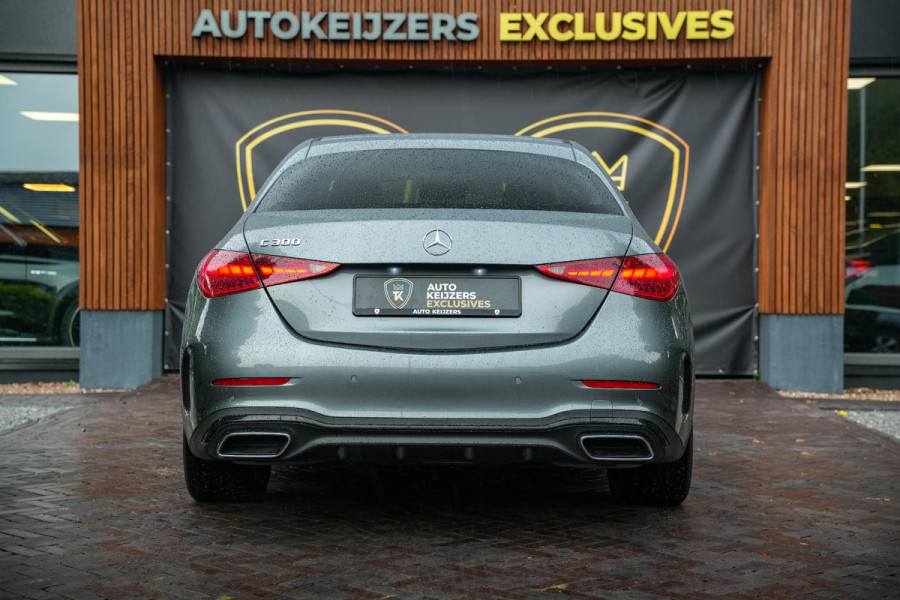 Mercedes-Benz C-Klasse C300 279PK AMG 360 Camera Navigatie Ambient DAB+ Leer Stoelverw. Side Assist