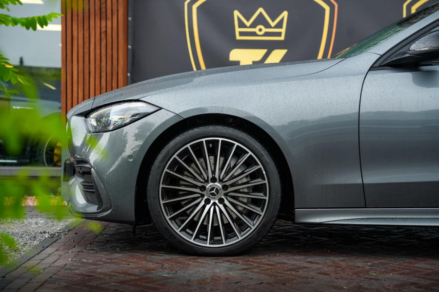 Mercedes-Benz C-Klasse C300 279PK AMG 360 Camera Navigatie Ambient DAB+ Leer Stoelverw. Side Assist