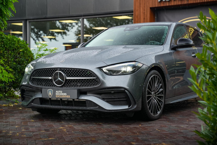 Mercedes-Benz C-Klasse C300 279PK AMG 360 Camera Navigatie Ambient DAB+ Leer Stoelverw. Side Assist