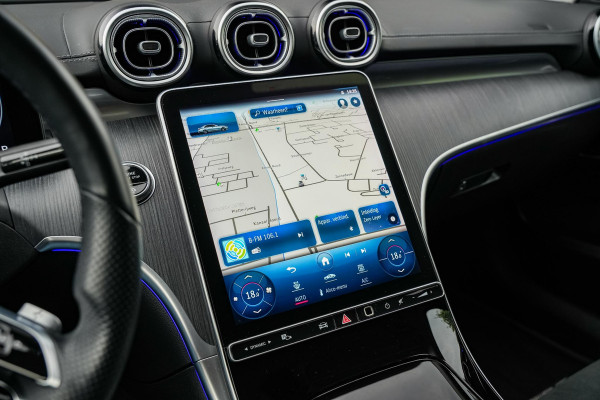 Mercedes-Benz C-Klasse C300 279PK AMG 360 Camera Navigatie Ambient DAB+ Leer Stoelverw. Side Assist
