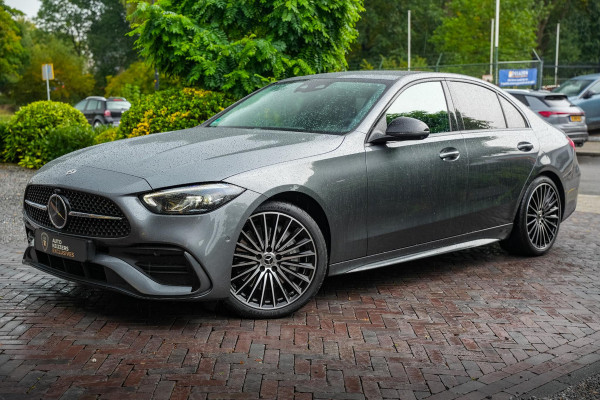 Mercedes-Benz C-Klasse C300 279PK AMG 360 Camera Navigatie Ambient DAB+ Leer Stoelverw. Side Assist