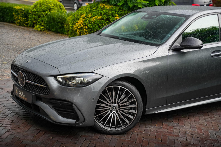 Mercedes-Benz C-Klasse C300 279PK AMG 360 Camera Navigatie Ambient DAB+ Leer Stoelverw. Side Assist