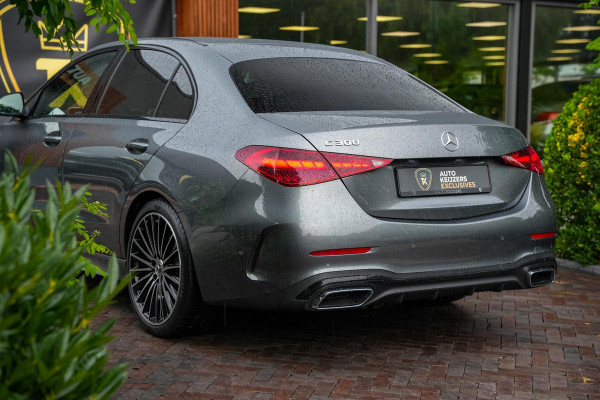 Mercedes-Benz C-Klasse C300 279PK AMG 360 Camera Navigatie Ambient DAB+ Leer Stoelverw. Side Assist