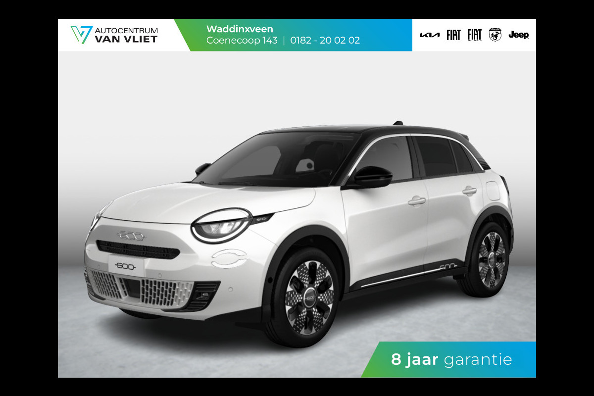 Fiat 600 1.2 Hybrid La Prima | Full Option | Bicolore | Uit voorraad leverbaar ! Fiat 600 1.2 Hybrid La Prima | Full Option | Bicolore | Uit voorraad leverbaar !