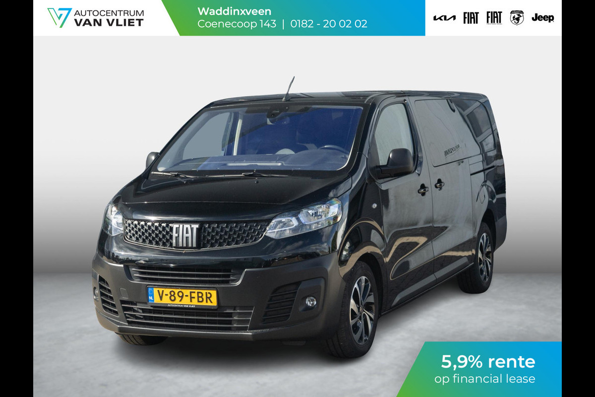 Fiat Scudo 2.0 MultiJet 180pk Aut. L3 DC | Schuifdeur Links | Trekhaak | Keyless | Clima | Stoel voorin | Elektr. Handrem Fiat Scudo 2.0 MultiJet 180pk Aut. L3 DC | Schuifdeur Links | Trekhaak | Keyless | Clima | Stoel voorin | Elektr. Handrem