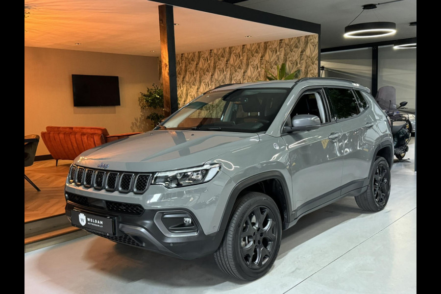 Jeep Compass 4xe 240 Plug-in Hybrid Trail Rated 4x4 Garantie Memory 360 Stoelventilatie Carplay Blindspot StuurVW StoelVW Rijklaar