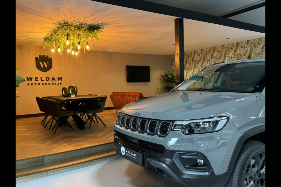 Jeep Compass 4xe 240 Plug-in Hybrid Trail Rated 4x4 Garantie Memory 360 Stoelventilatie Carplay Blindspot StuurVW StoelVW Rijklaar