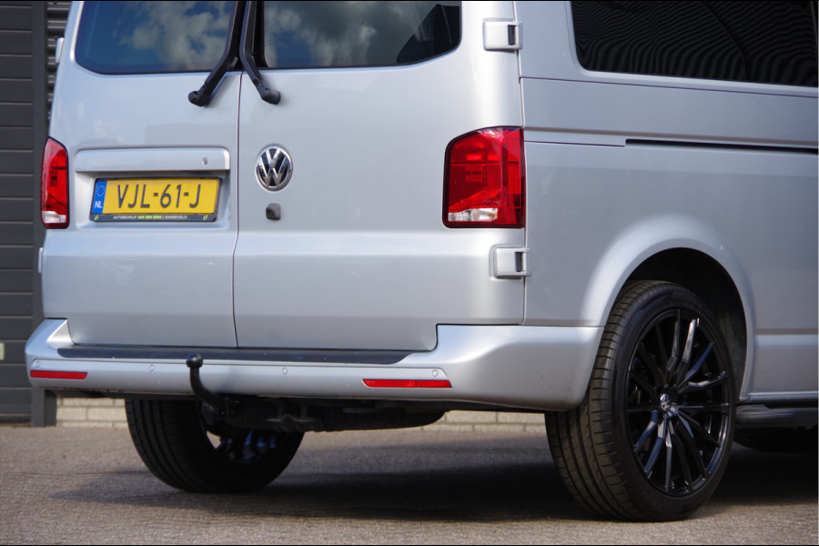 Volkswagen Transporter 2.0 TDI L2H1 DC-5P, BULLI 150PK AUT. 2X SCHUIFDEUR, TREKHAAK, ADAPT. CRUISE, VIRTUAL, CAMERA, NAVI, AIRCO, DUBBELE CABINE