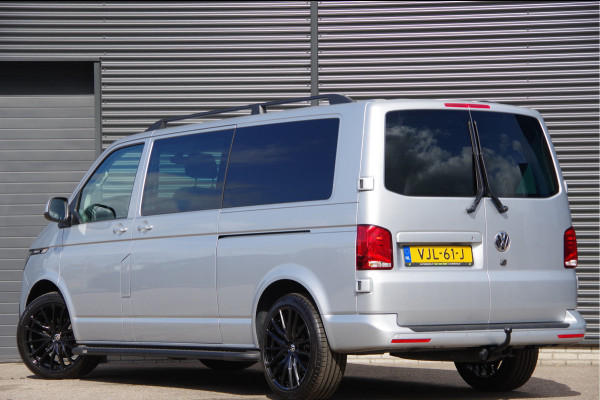 Volkswagen Transporter 2.0 TDI L2H1 DC-5P, BULLI 150PK AUT. 2X SCHUIFDEUR, TREKHAAK, ADAPT. CRUISE, VIRTUAL, CAMERA, NAVI, AIRCO, DUBBELE CABINE