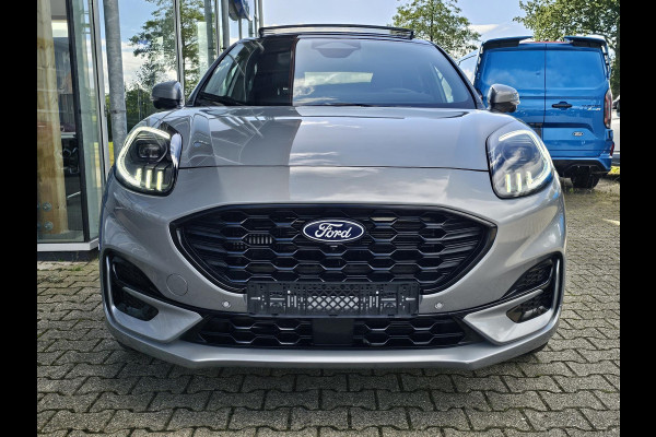 Ford Puma 1.0 EcoBoost Hybrid ST-Line X 155pk Automaat | Panoramadak | Afneembare trekhaak | Winter Pack | Adaptive cruise control | 360 graden camera | Bang&Olufsen | Elektrsiche achterklep | Matrix LED