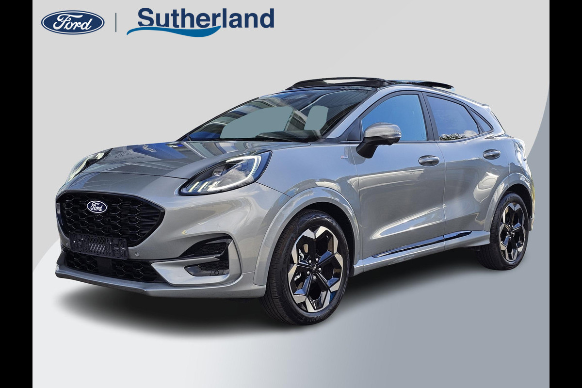 Ford Puma 1.0 EcoBoost Hybrid ST-Line X 155pk Automaat | Panoramadak | Afneembare trekhaak | Winter Pack | Adaptive cruise control | 360 graden camera | Bang&Olufsen | Elektrsiche achterklep | Matrix LED Ford Puma 1.0 EcoBoost Hybrid ST-Line X 155pk Automaat | Panoramadak | Afneembare trekhaak | Winter Pack | Adaptive cruise control | 360 graden camera | Bang&Olufsen | Elektrsiche achterklep | Matrix LED