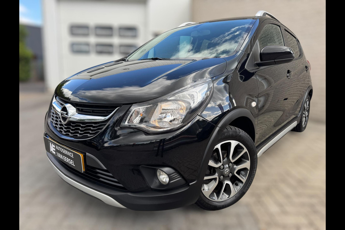 Opel KARL 1.0 Rocks Online Edition 1E EIGENAAR / PDC / CARPLAY / NAVIGATIE / AIRCO / CRUISE CONTROL / NL AUTO Opel KARL 1.0 Rocks Online Edition 1E EIGENAAR / PDC / CARPLAY / NAVIGATIE / AIRCO / CRUISE CONTROL / NL AUTO