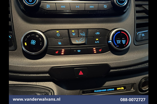 Ford Transit 2.0TDCI 131pk L4H3 Euro6 Airco | Camera | Navigatie | Apple Carplay | Android Auto | Cruisecontrol LED, Verwarmde voorruit, Stoelverwarming, Parkeersensoren, Bijrijdersbank