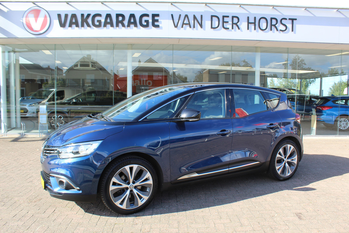 Renault Scénic 1.2 TCe Intens , Trekgewicht 1850kg Zeer nette hoog zitter , Climate control , Navigatie , Cruis control Trekhaak , Parkeer sensoren V+A , AGR stoel bestuurder Renault Scénic 1.2 TCe Intens , Trekgewicht 1850kg Zeer nette hoog zitter , Climate control , Navigatie , Cruis control Trekhaak , Parkeer sensoren V+A , AGR stoel bestuurder