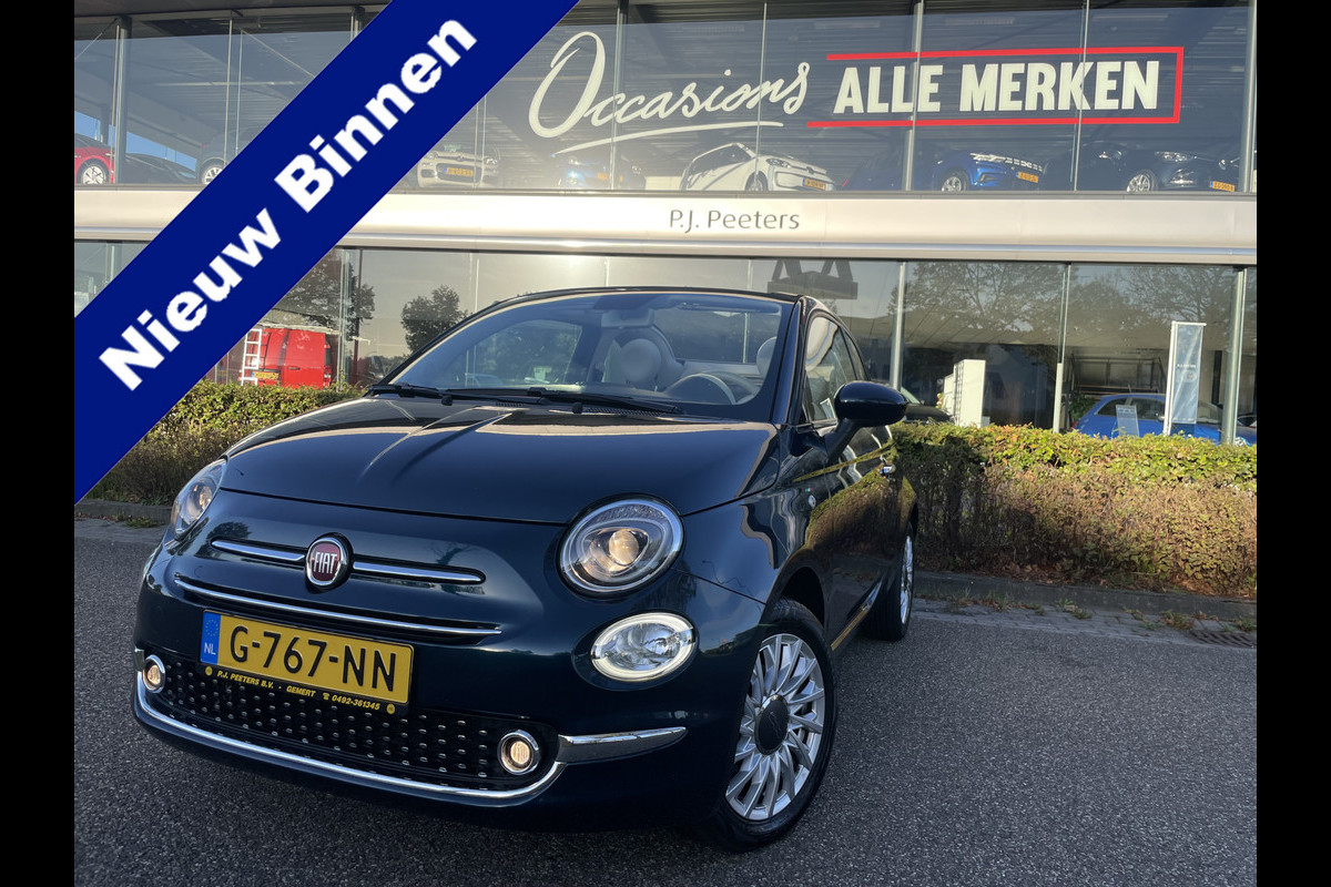 Fiat 500C 0.9 TwinAir Turbo Lounge Cruise control - Airco - Navigatie full map - Bluetooth - Radio - Start/stop systeem