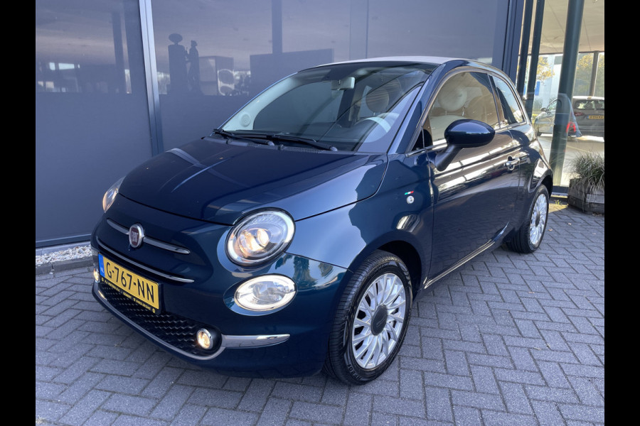 Fiat 500C 0.9 TwinAir Turbo Lounge Cruise control - Airco - Navigatie full map - Bluetooth - Radio - Start/stop systeem