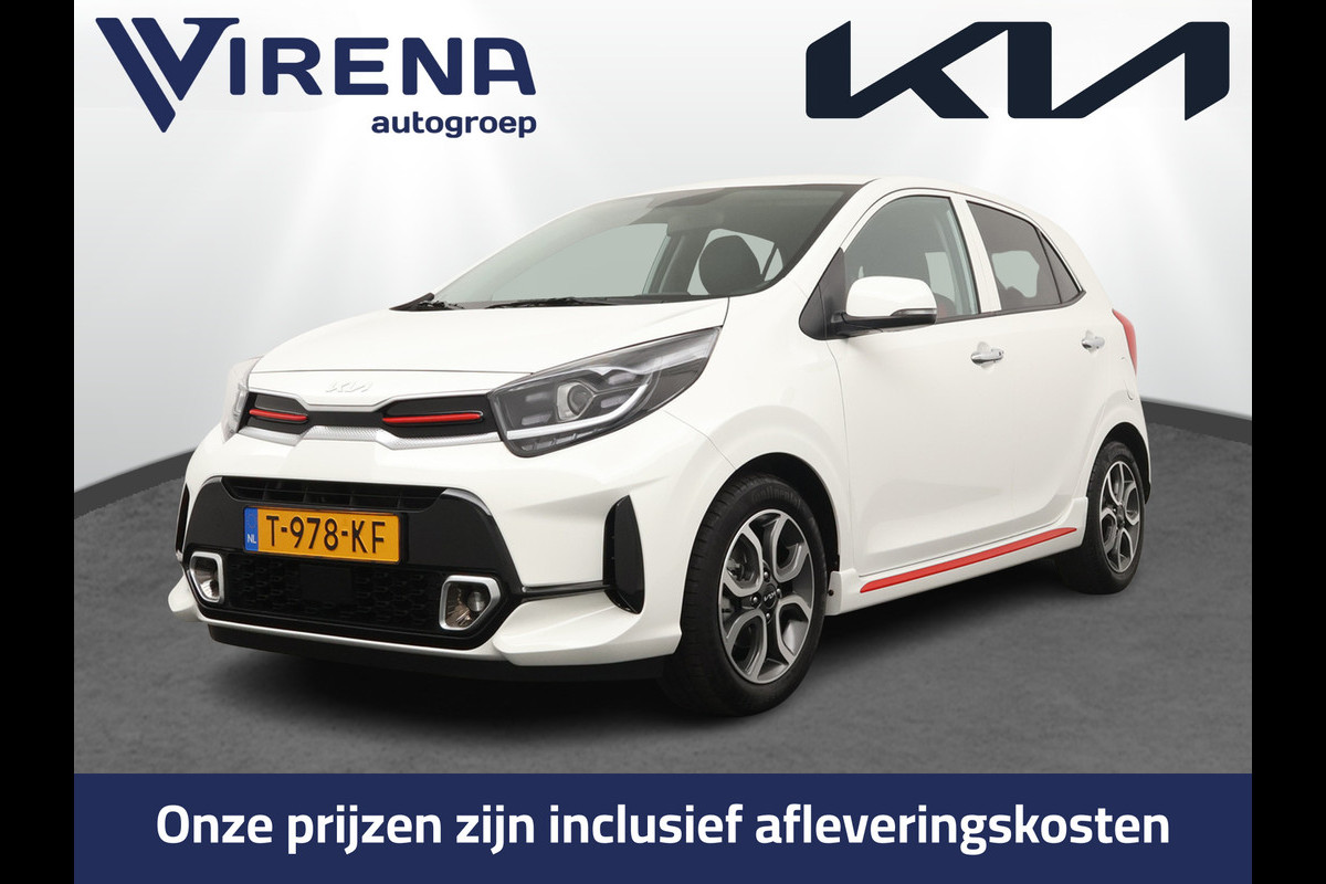 Kia Picanto 1.0 DPi GT-Line Apple Carplay/Auto Android - Cruise control - Climate Control - Navigatie - Achteruitrijcamera - Fabrieksgarantie tot 07-2030 Kia Picanto 1.0 DPi GT-Line Apple Carplay/Auto Android - Cruise control - Climate Control - Navigatie - Achteruitrijcamera - Fabrieksgarantie tot 07-2030