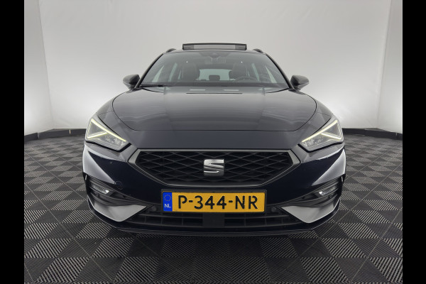 Seat Leon Sportstourer 2.0 TDI FR Business Intense (INCL-BTW) Aut.  *PANO | FULL-LED | ADAPTIVE-CRUISE | DIGI-COCKPIT | NAVI-FULLMAP | LEATHER-MICROFIBRE | CARPLAY | KEYLESS | SHIFT-PADDLES | SPORT-SEATS | AMBIENT-LIGHT | CAMERA | 17''ALU | T