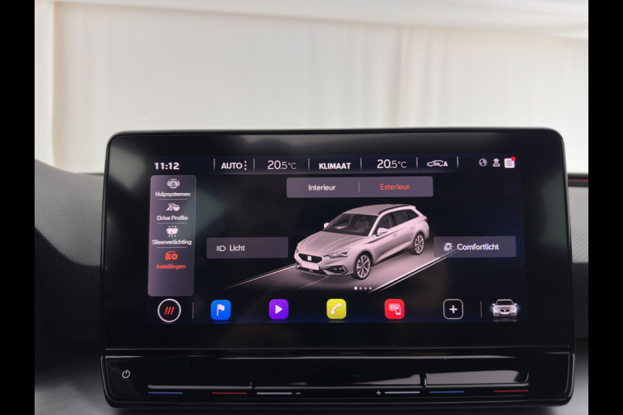 Seat Leon Sportstourer 2.0 TDI FR Business Intense (INCL-BTW) Aut.  *PANO | FULL-LED | ADAPTIVE-CRUISE | DIGI-COCKPIT | NAVI-FULLMAP | LEATHER-MICROFIBRE | CARPLAY | KEYLESS | SHIFT-PADDLES | SPORT-SEATS | AMBIENT-LIGHT | CAMERA | 17''ALU | T