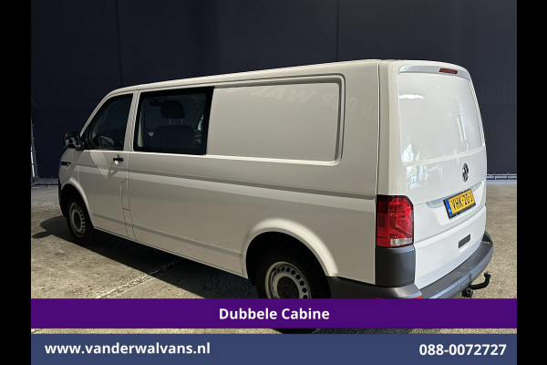 Volkswagen Transporter 2.0 TDI L2H1 Dubbele Cabine Euro6 Airco | 2200kg Trekhaak | Apple Carplay Cruisecontrol, Android Auto, 5-Zits, Parkeersensoren