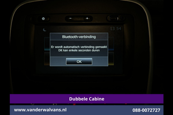 Renault Trafic 1.6 dCi L2H1 Dubbele Cabine Euro6 2x Zijdeur | Airco | 6-zits | Navigatie | Cruisecontrol Trekhaak, Bijrijdersbank, Parkeersensoren