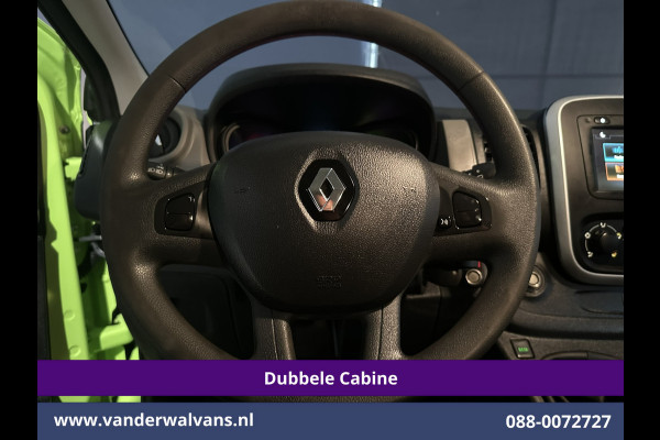 Renault Trafic 1.6 dCi L2H1 Dubbele Cabine Euro6 2x Zijdeur | Airco | 6-zits | Navigatie | Cruisecontrol Trekhaak, Bijrijdersbank, Parkeersensoren