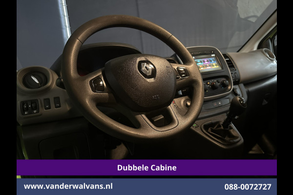Renault Trafic 1.6 dCi L2H1 Dubbele Cabine Euro6 2x Zijdeur | Airco | 6-zits | Navigatie | Cruisecontrol Trekhaak, Bijrijdersbank, Parkeersensoren