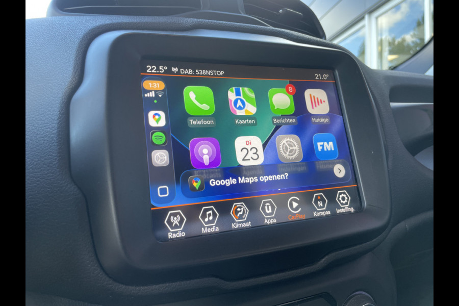 Jeep Renegade 1.5T e-Hybrid Limited | Apple/Android CarPlay | Parkeersensoren | Cruise control