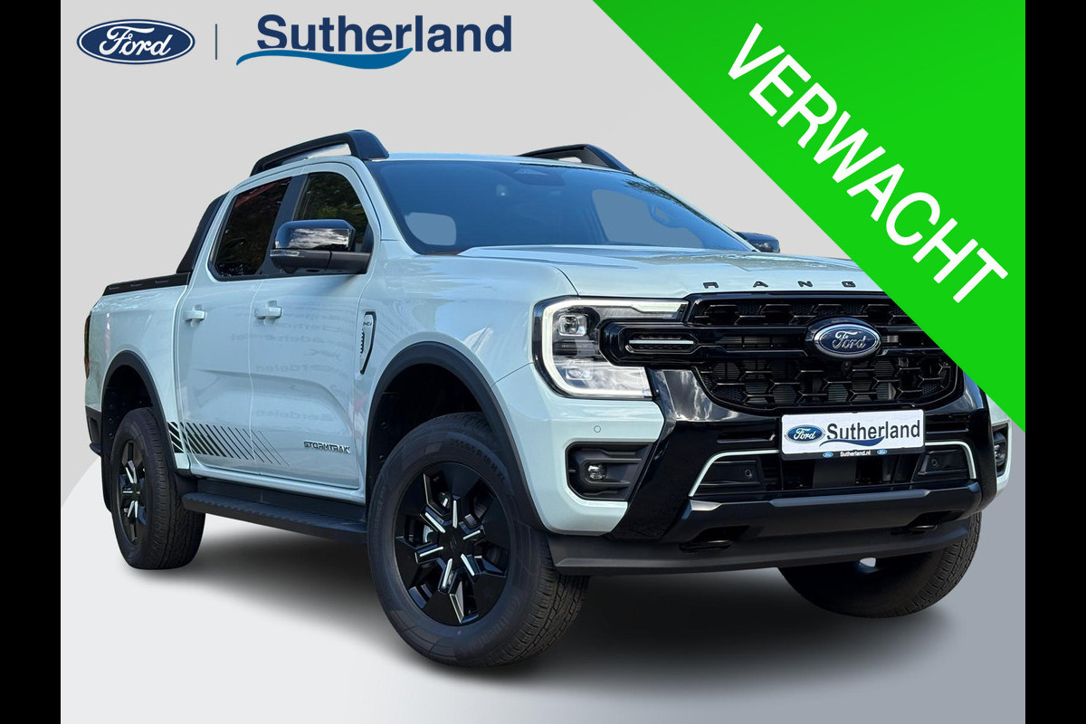 Ford Ranger 2.3 PHEV Stormtrak Double Cab 281pk | 5 persoons! | Technology Pack Plus Trailer | Cargo Area Pack | Power Rollertop | Prijs excl. BTW incl. BPM | laadkabel mode 3 16A