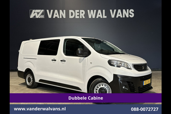 Peugeot Expert 2.0 BlueHDI 123pk L3H1 Dubbele Cabine Euro6 Airco | 6-Zits | Navigatie | 2500kg Trekhaak Apple Carplay, Android Auto, Cruisecontrol, Parkeersensoren, Bijrijdersbank