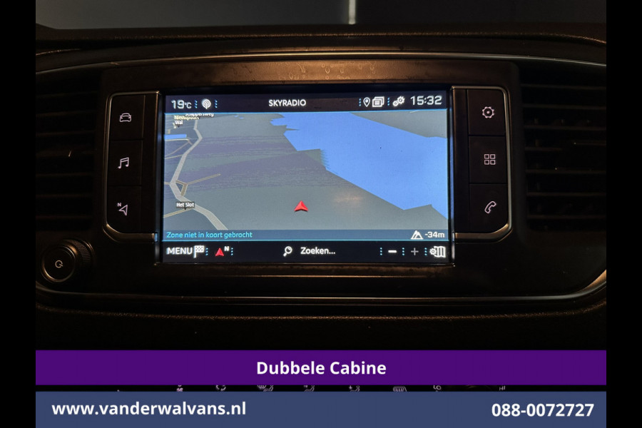 Peugeot Expert 2.0 BlueHDI 123pk L3H1 Dubbele Cabine Euro6 Airco | 6-Zits | Navigatie | 2500kg Trekhaak Apple Carplay, Android Auto, Cruisecontrol, Parkeersensoren, Bijrijdersbank
