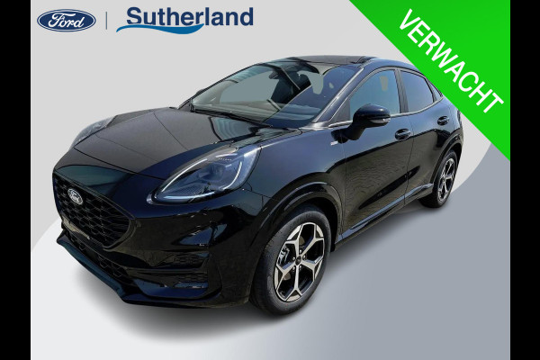 Ford Puma 1.0 EcoBoost Hybrid ST-Line Automaat 125pk | Panoramadak | Trekhaak afneembaar | Winter Pack | Adaptive cruise control  | Elektrische achterklep | Matrix LED | Keyless Entry | Navigatiesysteem | Privacy glass