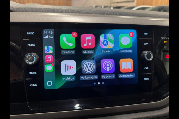 Volkswagen Polo 1.0 TSI 95PK DSG, Apple Carplay, Android Auto, Navi, Multistuur, Clima, Cruise, PDC, 16" Velgen