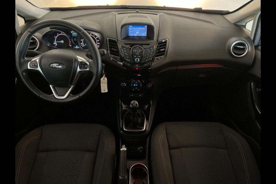 Ford Fiesta 1.0 EcoBoost Titanium AIRCO CLIMA NAVI CRUISE BT LED ELEK RAMEN CENT VERG VELGEN ZEER NETTE AUTO