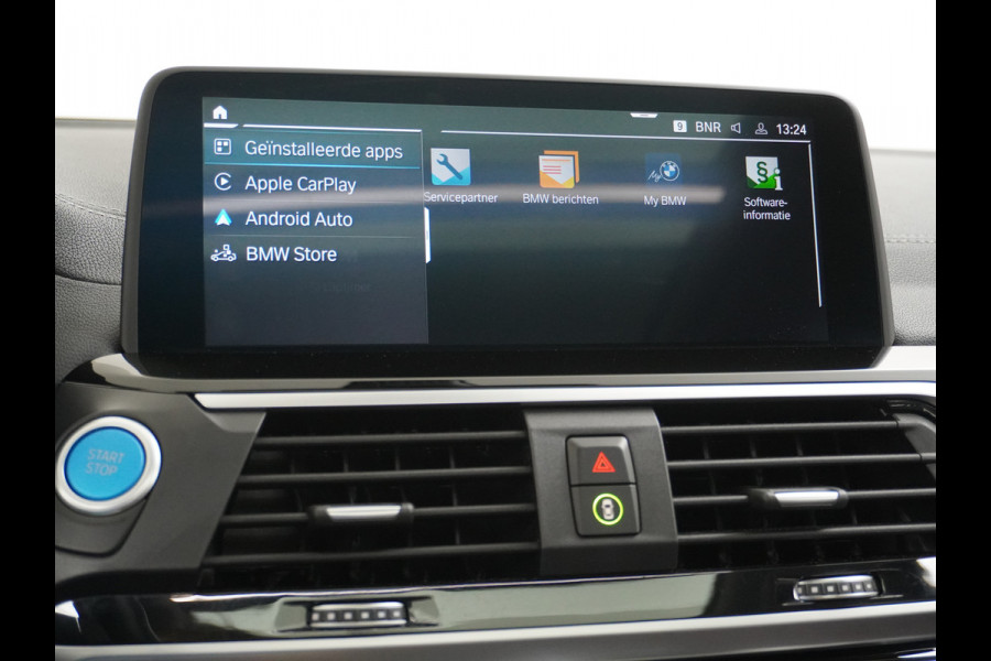 BMW iX3 High Executive 80kWh Leer+Elektr.-verst. Adap.Cruise Apple Carplay Android Auto Navi Ecc 360°Camera Panoramaschuifdak Harman&Kar Stoelverwarming Parkeer+Achteruitrij assistent Led Origineel Nederlandse Auto Zeer compleet! €73.000 nieuw!