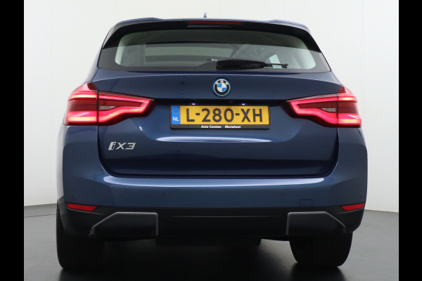 BMW iX3 High Executive 80kWh Leer+Elektr.-verst. Adap.Cruise Apple Carplay Android Auto Navi Ecc 360°Camera Panoramaschuifdak Harman&Kar Stoelverwarming Parkeer+Achteruitrij assistent Led Origineel Nederlandse Auto Zeer compleet! €73.000 nieuw!