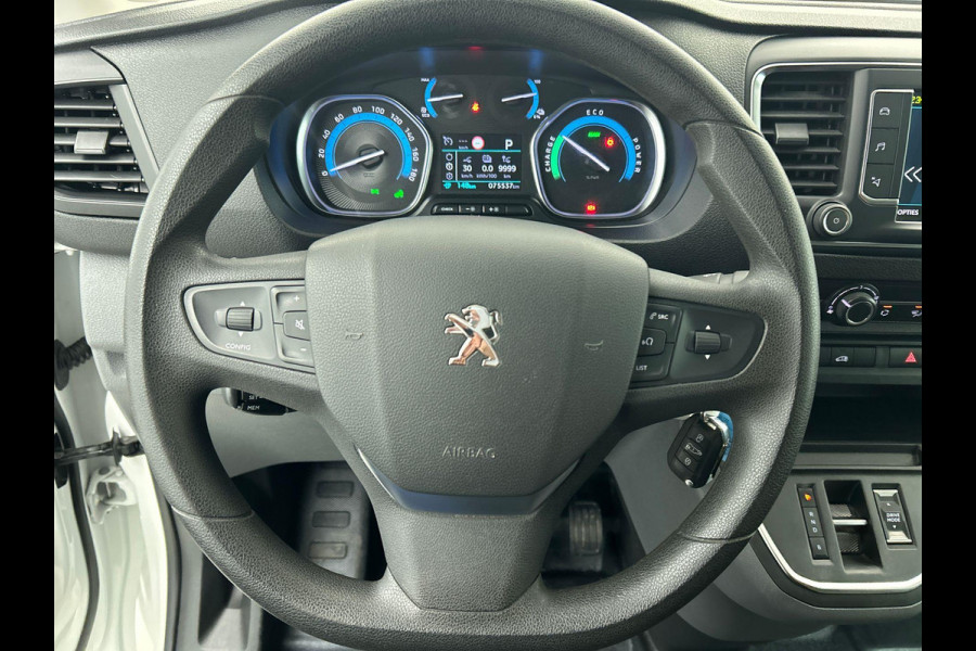 Peugeot e-Expert Standard Premium 75 kWh Airco Navi App Connect Cruise Control Lane Assist Side Assist 314km Actieradius 75 kWh Accu