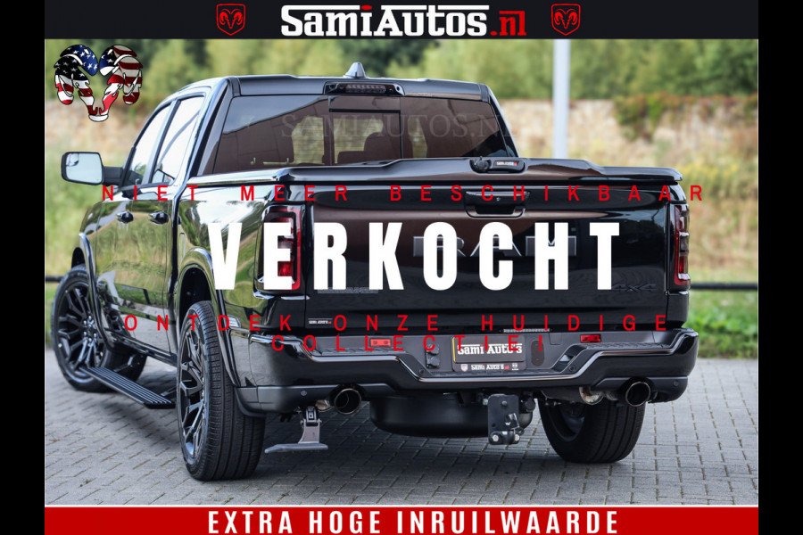 Dodge Ram 1500 Night Premium | Full Option | De Meest Luxe Pick-Up in zijn Klasse | Comfortabele Dubbele Cabine met Royale 5 Zitplaatsen | BPM vrij | Nu Leverbaar uit Voorraad | Voorraad Nr 2283 - 3326